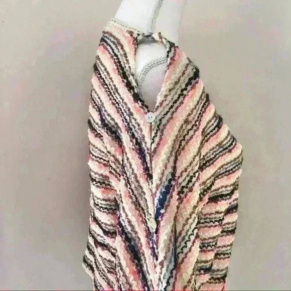 Anthropologie Postage Stamp Malu Spacedye Cropped Sweater - Picture 4 of 7